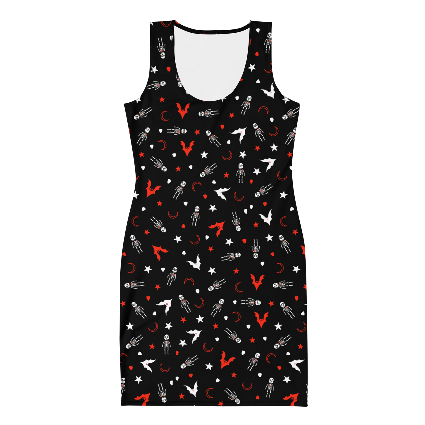 Skelly - Fitted Patterned Dress