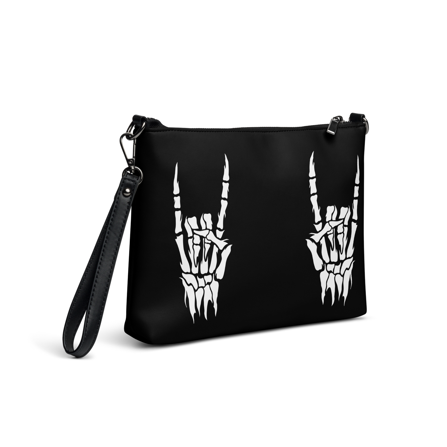 Metal - Black White Crossbody bag