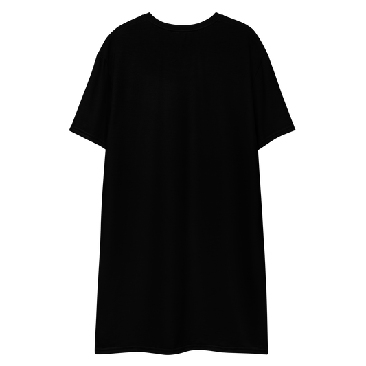 Skelly - Women’s Black T-shirt dress