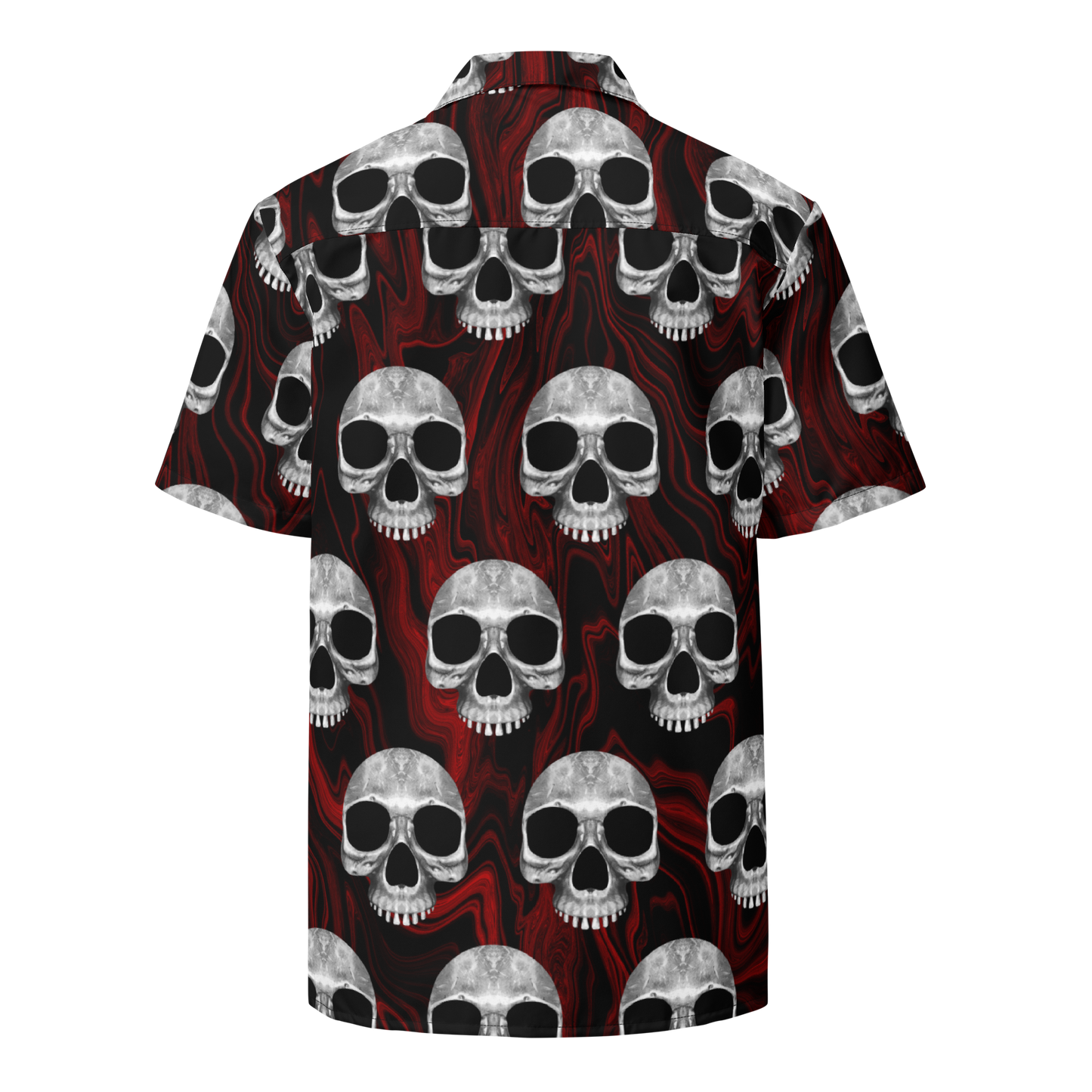 Rebel Skeleton - Adult Button Shirt