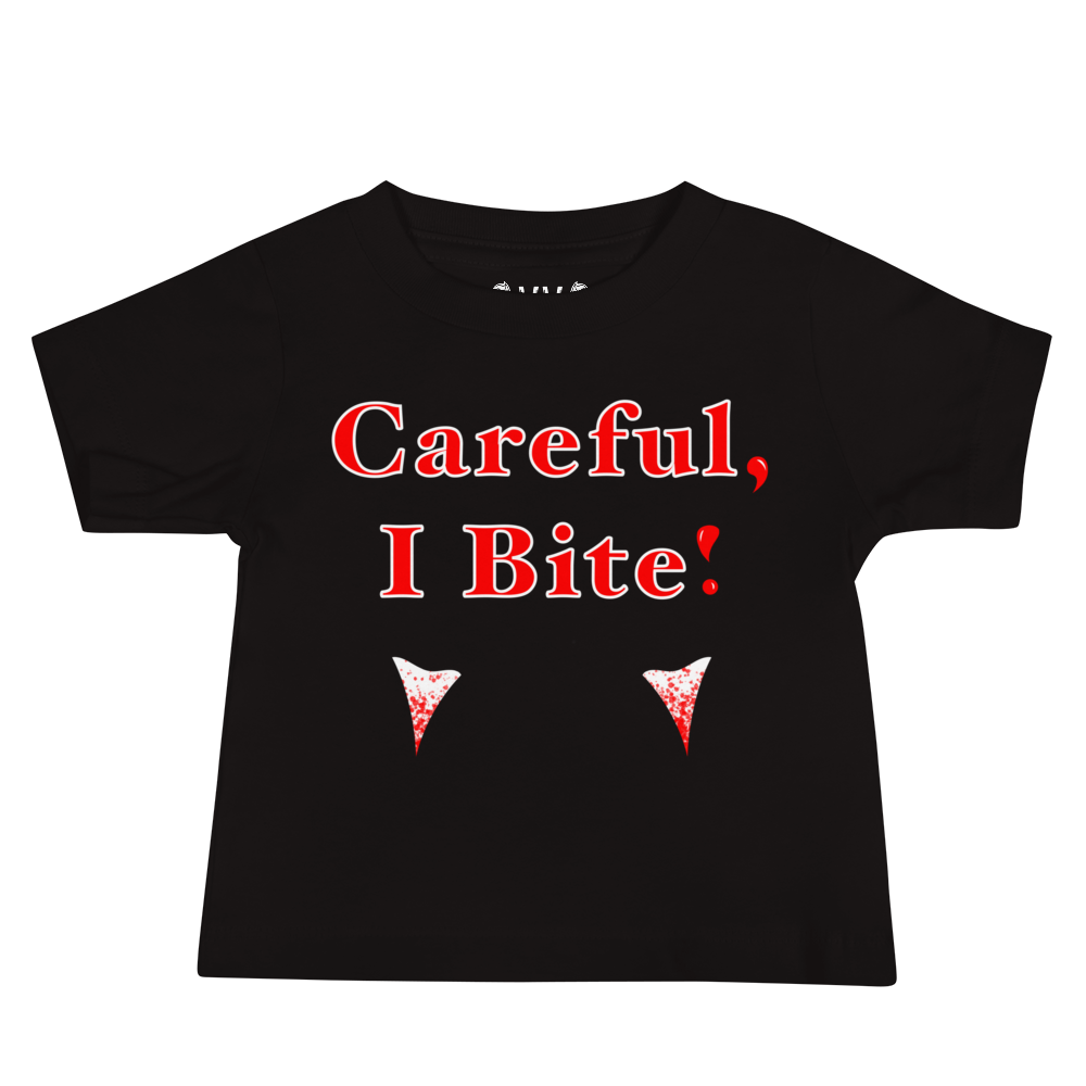 Careful, I Bite! - Baby Jersey Short Sleeve Tee