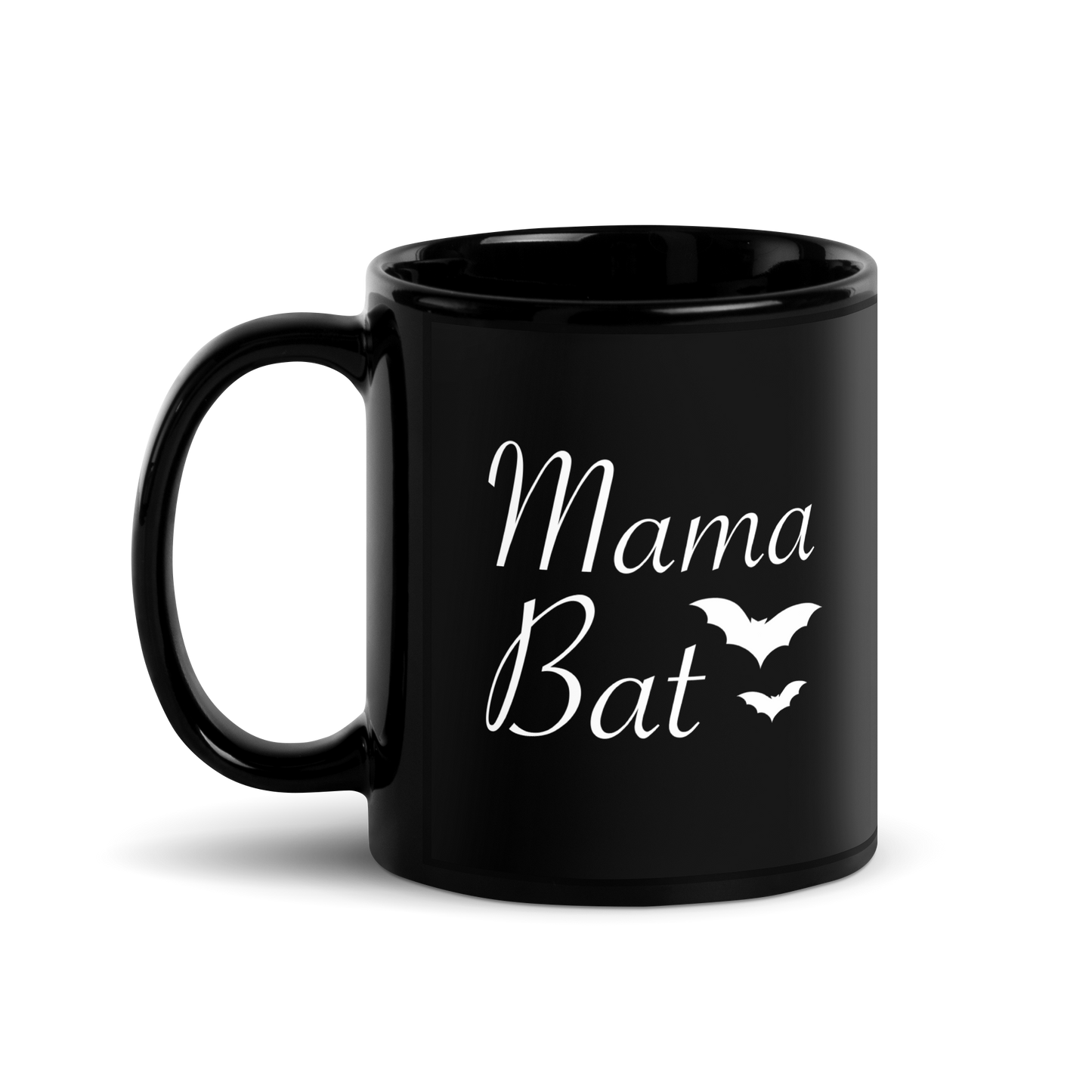 Mama Bat - 11oz Ceramic Black Mug