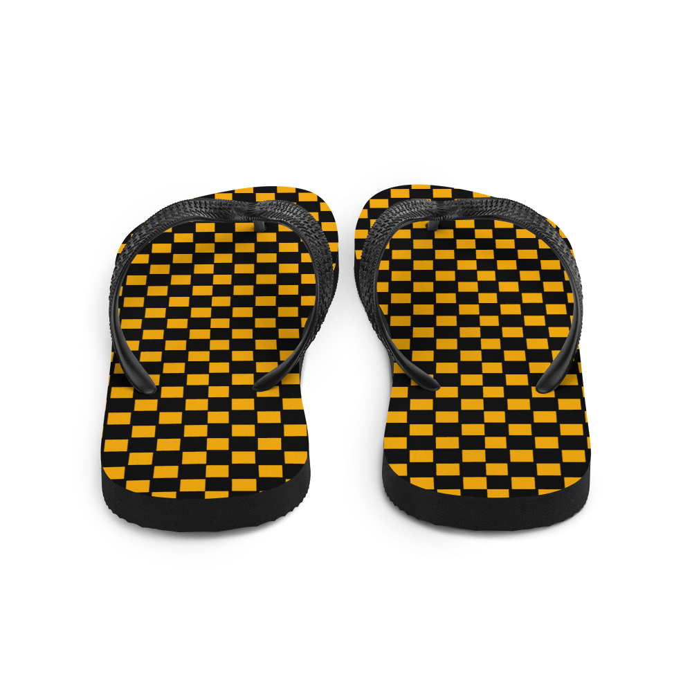 Yellow Flare - Unisex Adult Flip-Flops