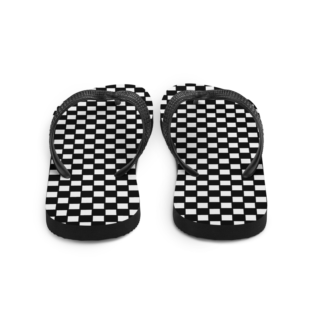 Checkered Classic - Unisex Adult Flip-Flops