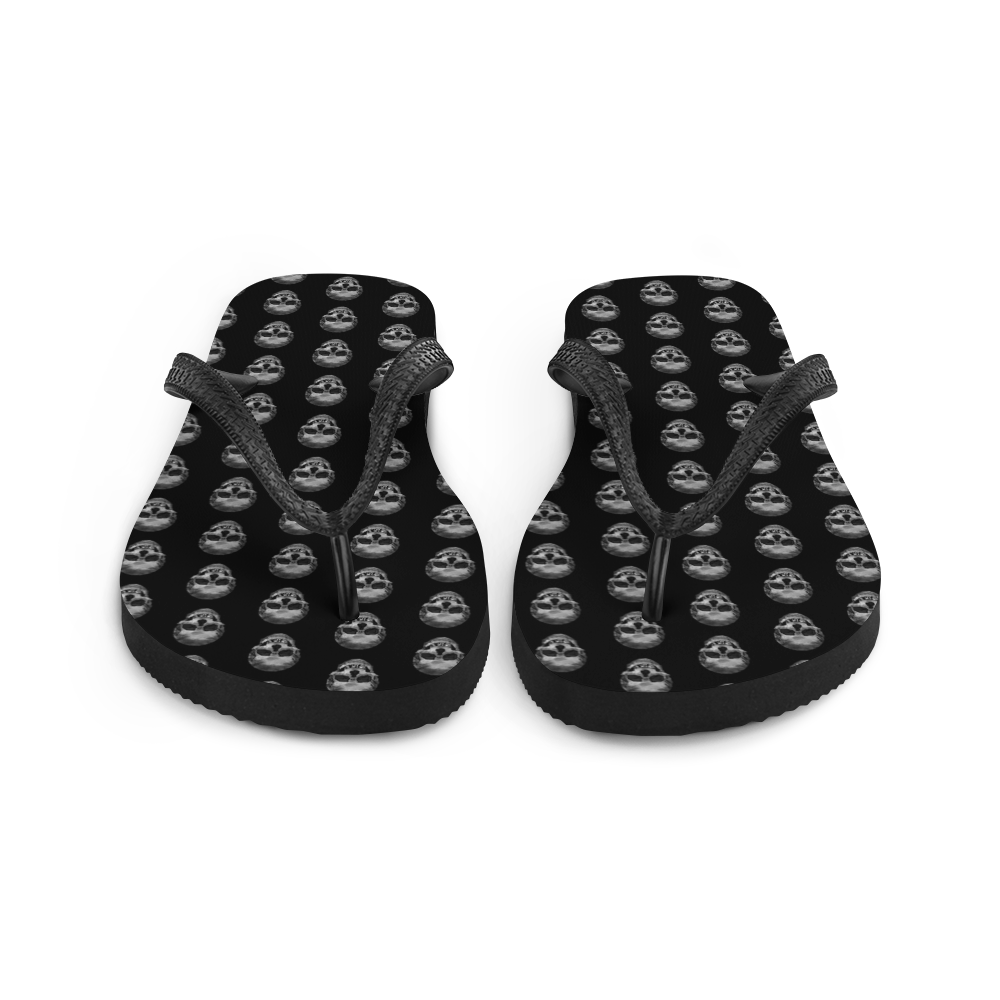 Skully - Unisex Adult Flip-Flops