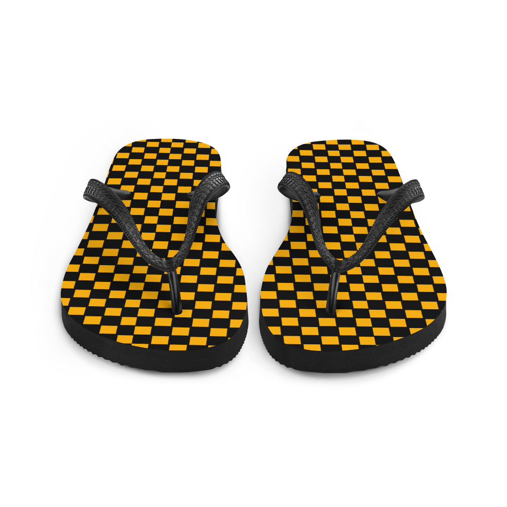 Yellow Flare - Unisex Adult Flip-Flops