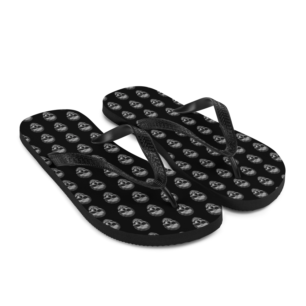 Skully - Unisex Adult Flip-Flops