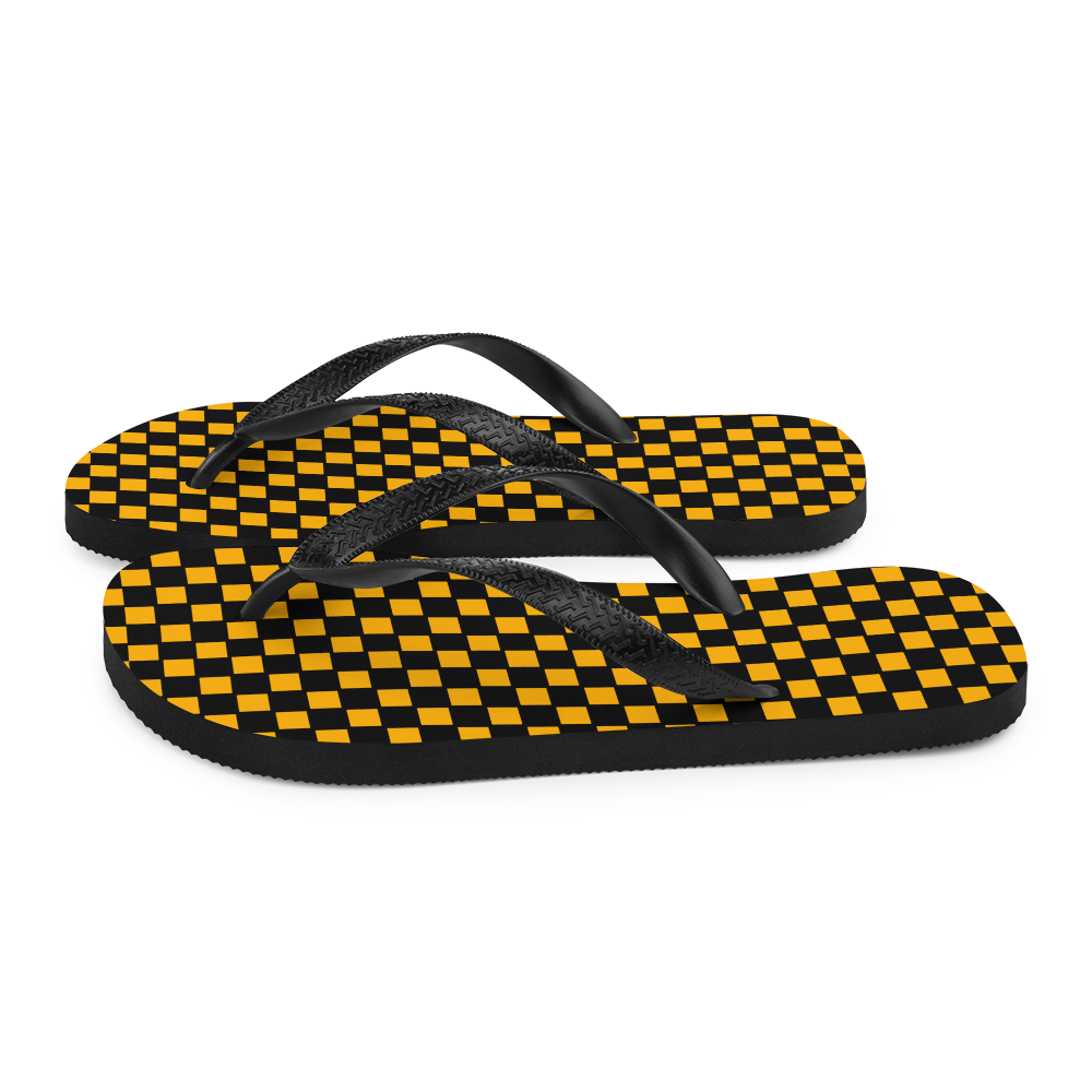 Yellow Flare - Unisex Adult Flip-Flops