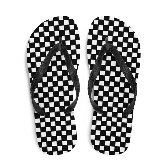 Checkered Classic - Unisex Adult Flip-Flops