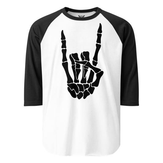 Rock On - Adults Unisex 3/4 Sleeved Raglan Shirt