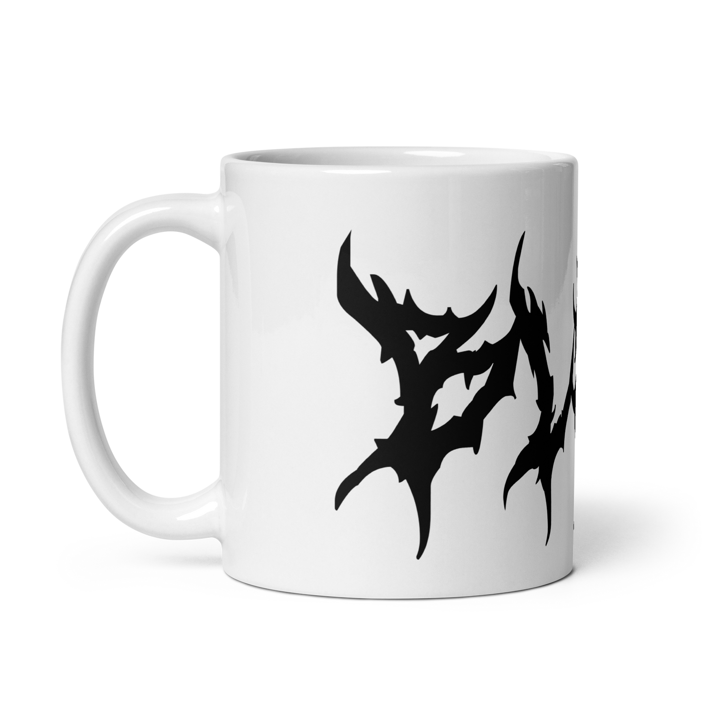 Blegh - White Glossy Metal Mug