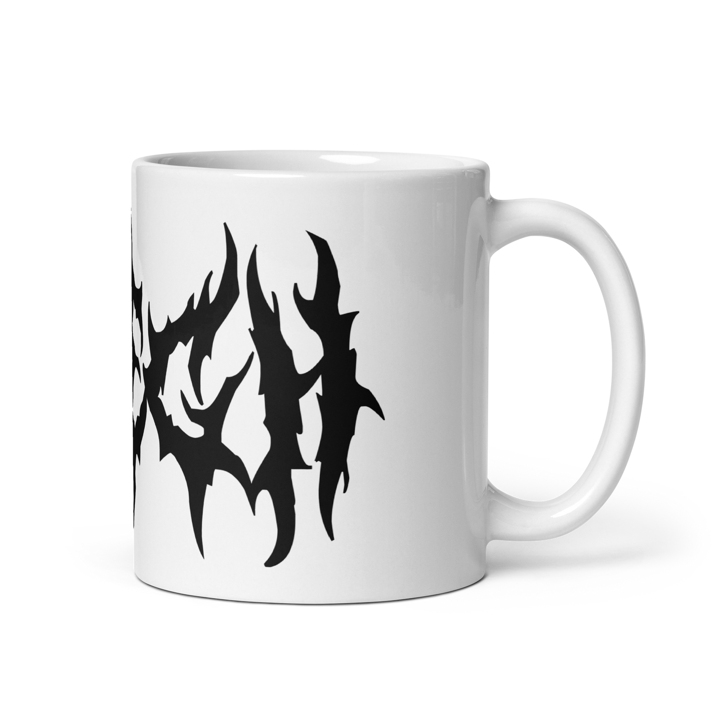 Blegh - White Glossy Metal Mug