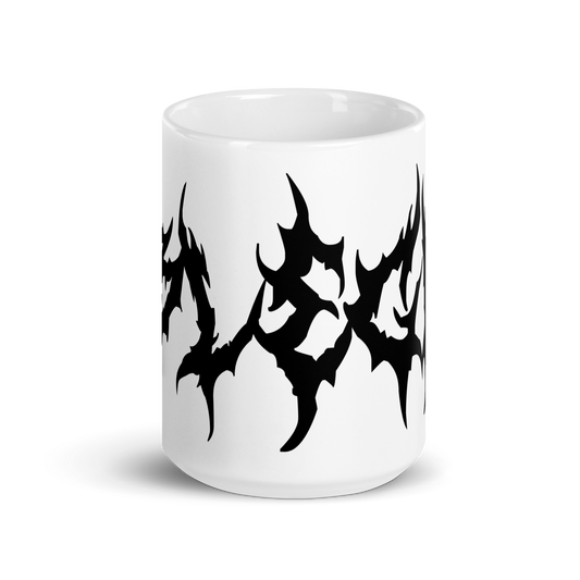 Blegh - White Glossy Metal Mug