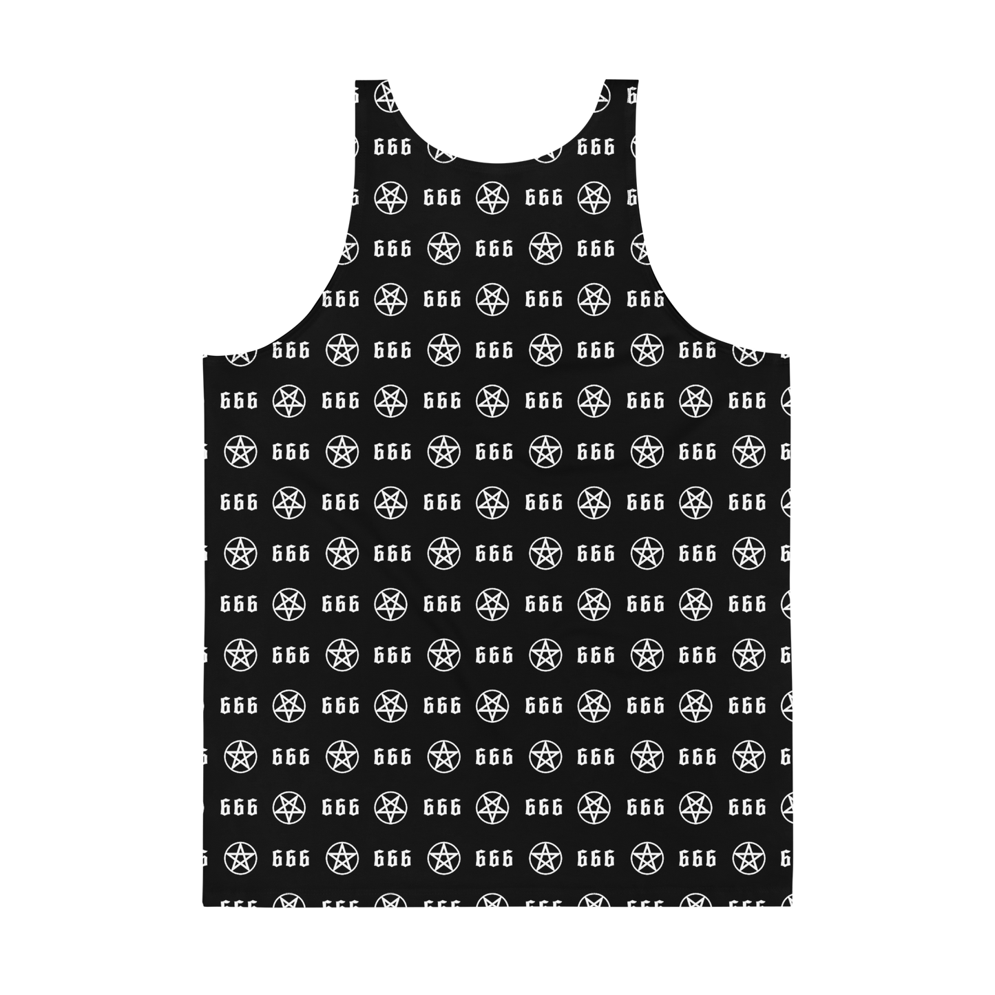 Triple Six - Men’s Black And White Tank Top