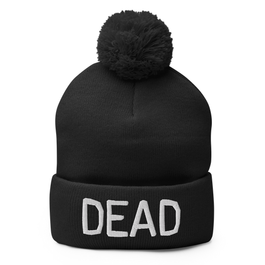 Dead - One Size Adult Pom-Pom Beanie