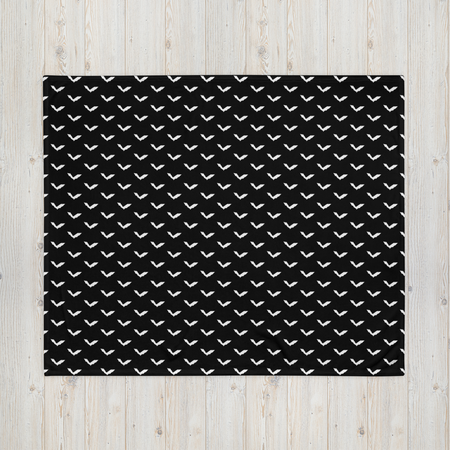 It’s Freakin’ Bats - Black White Throw Blanket