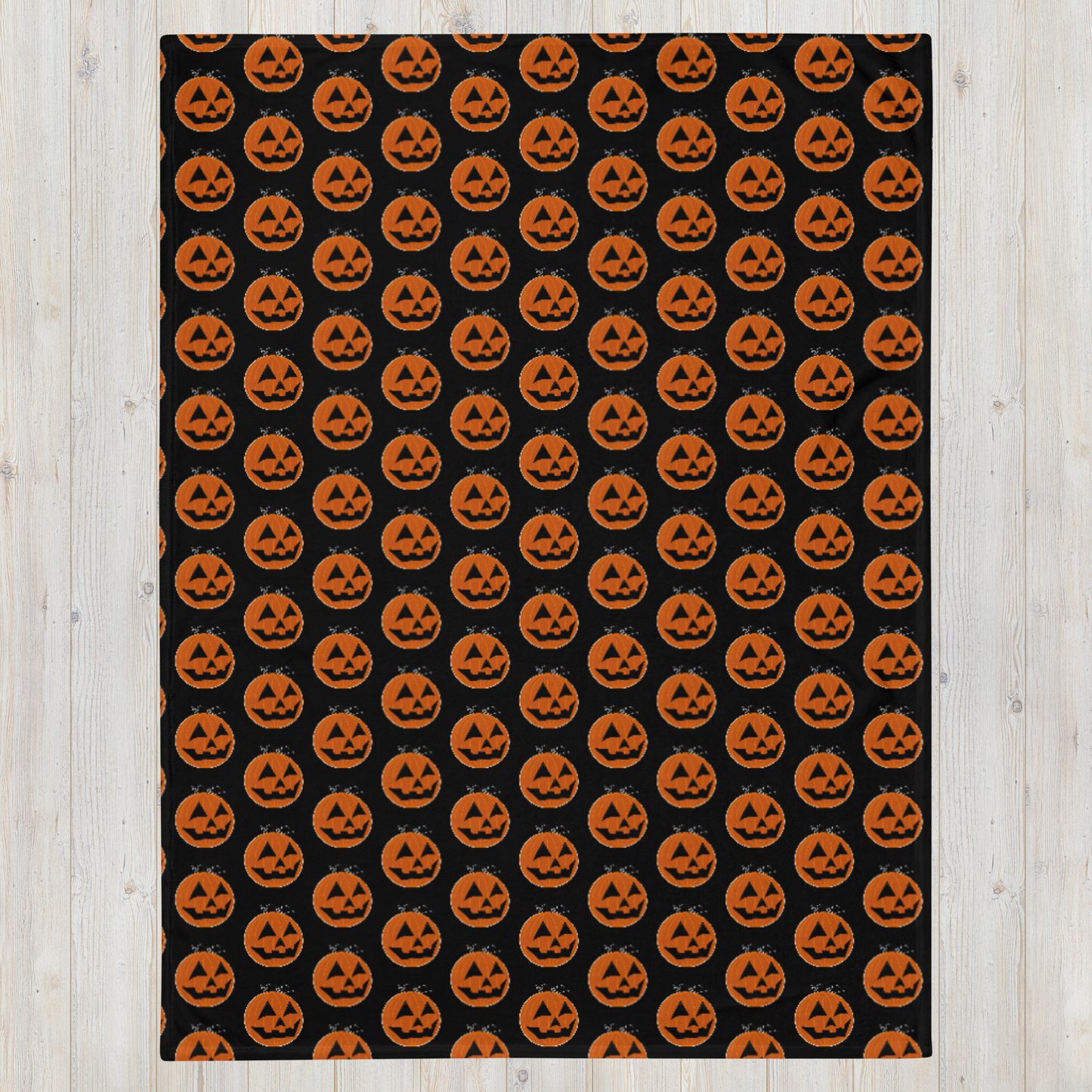 Pumpkin - Halloween Throw Blanket