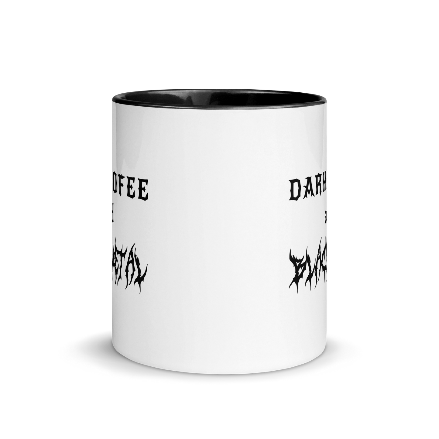 Coffee and Metal - 11oz Mug With Color Inside