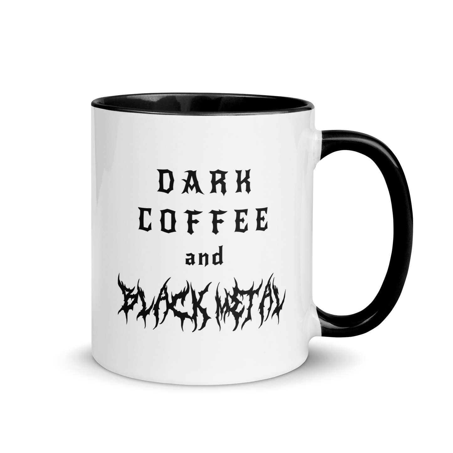 Coffee and Metal - 11oz Mug With Color Inside